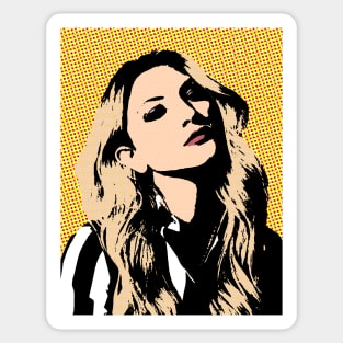 julia michaels style pop art Sticker